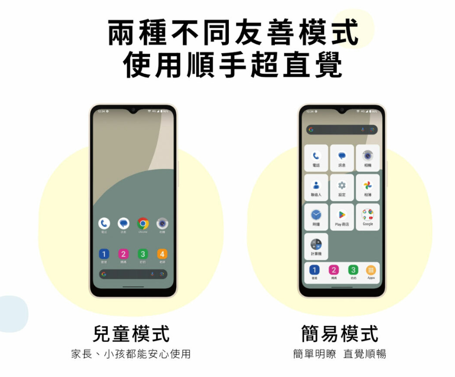 SHARP AQUOS wish4 友善模式